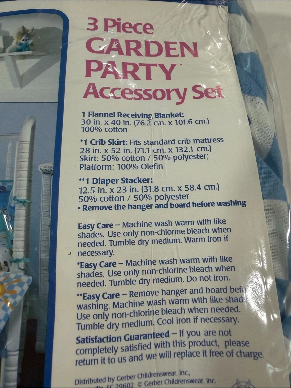 Warner Bros. Baby accessory Set Blue White with Multicolor Looney Tunes